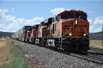 Intermodal races east down the grade